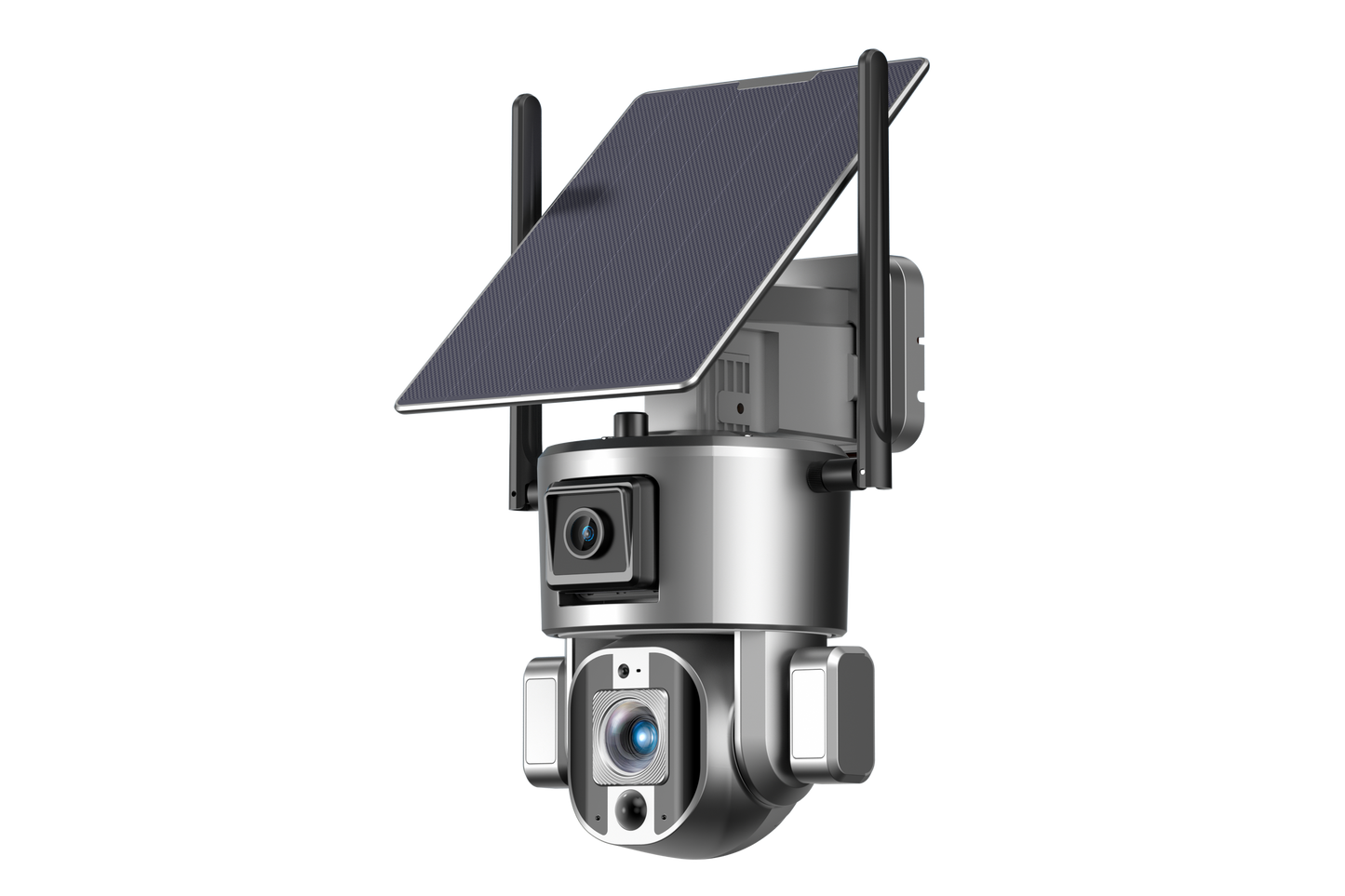 ELE- E5 (wifi vision) 4K Solar&Battery  Dual Linkage PTZ  Camera